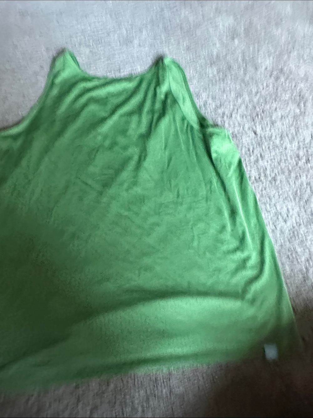 Rabbit Rabbit Rabbit Lime Green Perforated Athletic Tank - Picture 7 of 7